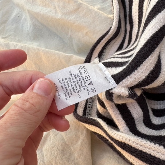 Madewell Womens Afternoon Dress size small, navy and white striped, sleeveless - Picture 6 of 16